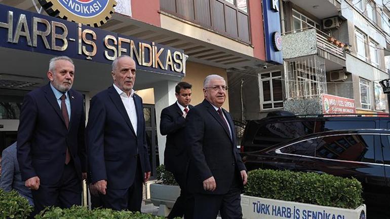 Yaşar Güler, Türk Harb-İş Sendikası Genel Merkezini ziyaret etti