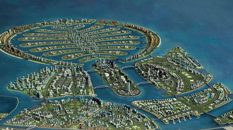 300 yapay ada Titanik gibi batıyor Dubainin milyar dolarlık projesine ne oldu
