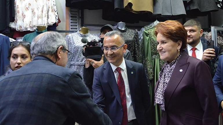 Meral Akşener Aksarayda esnaf ziyaretinde bulundu