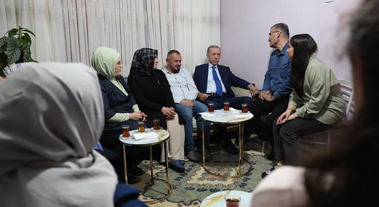 Cumhurbaşkanı Erdoğan ve Emine Erdoğan Taş ailesi ile iftar yaptı