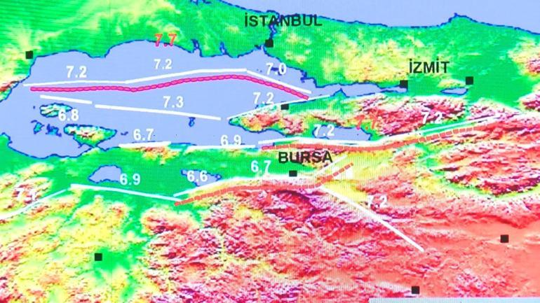 Bursada yeni gömülü fay hattı İkisi aynı anda kırılırsa 7.7 büyüklüğünde deprem olur