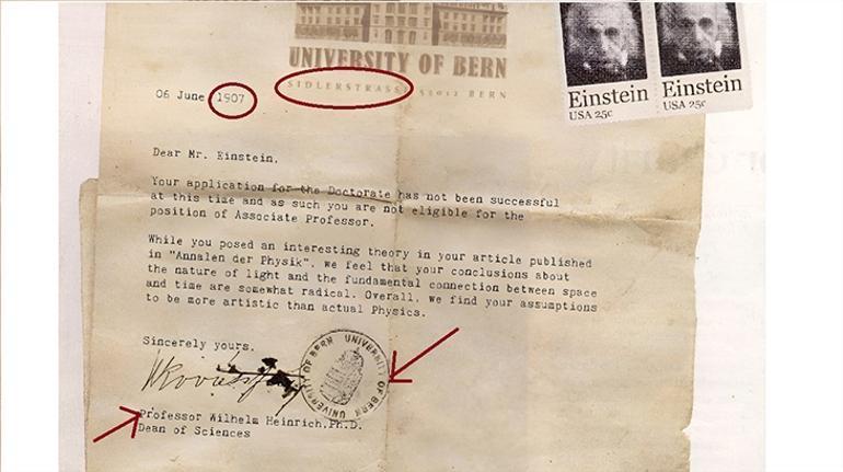 Einstein yalanı Mektuptaki 3 detay gerçeği ortaya çıkardı: Tezinizi reddettik