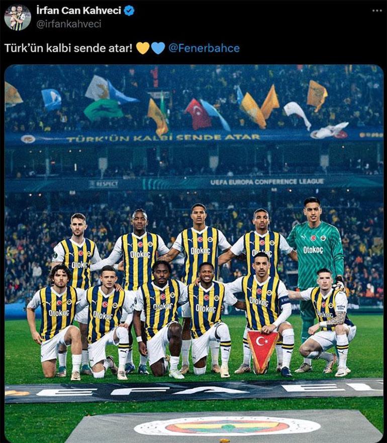 Fenerbahçede İrfan Can Kahveciden Olimpiakos göndermesi