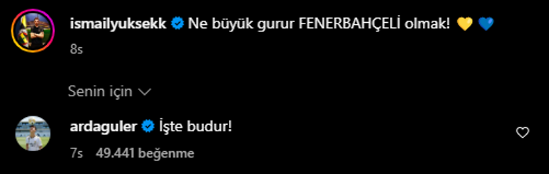 Trabzonspor - Fenerbahçe maçı sonrası Arda Gülerden İsmail Yüksekin paylaşımına yanıt İşte budur