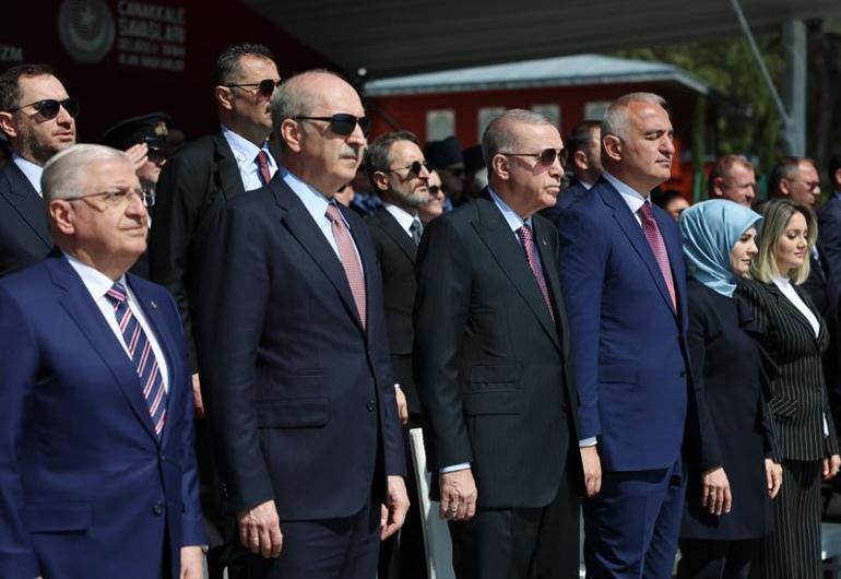 Donanmadan zafer geçişi Erdoğan: Çanakkaleden alacağımız dersler var