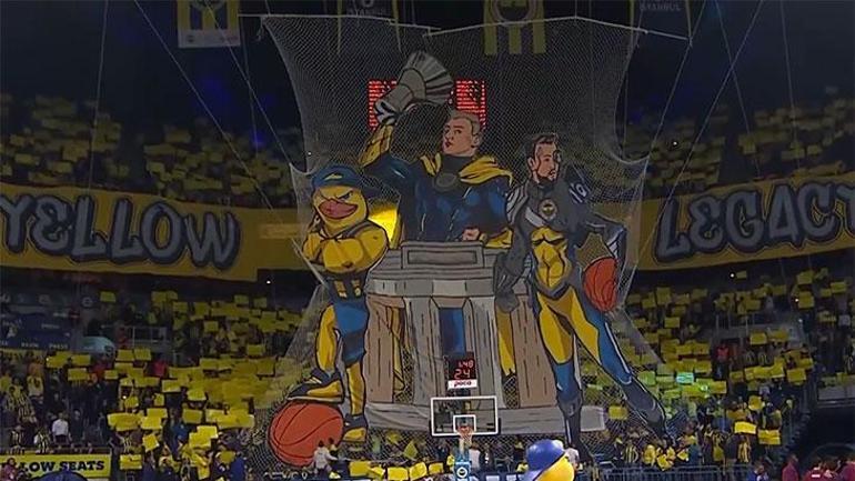 Euroleague maçında Fenerbahçeden kongre göndermesi Mert Hakan Yandaş sürprizi