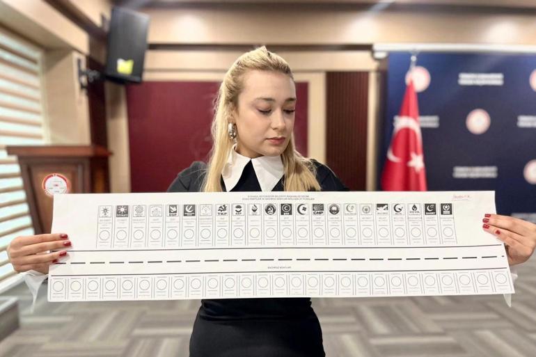 İşte 31 Mart seçimleri oy pusulası 4 renk var... İstanbul detayı