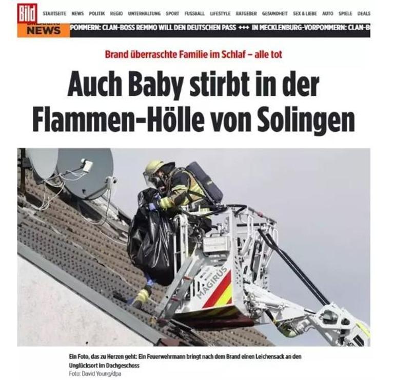 Türk aile yangında yok oldu Almanyada korkunç olay, tavan arasında bebek cesedi bulundu