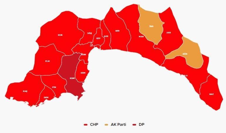 Yerel seçim sonuçları | Antalyada 3 kadın belediye başkanı seçildi