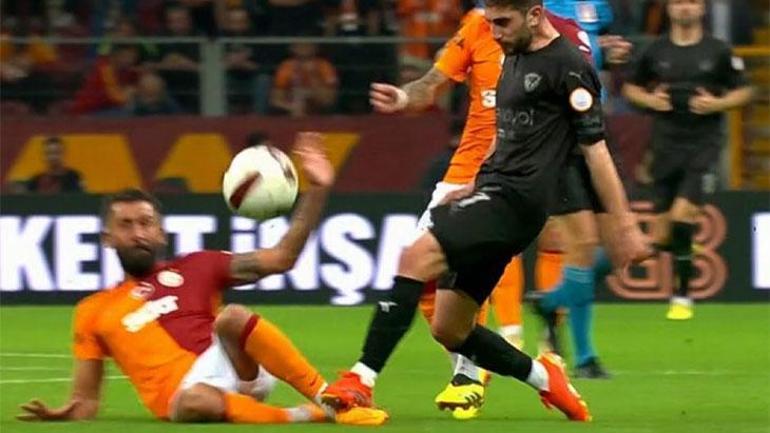 Galatasaray-Hatayspor maçındaki tartışmalı pozisyonu eski hakemler değerlendirdi: Net bir itme yok