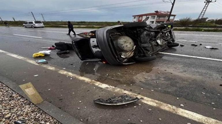 Malatyada korkunç kaza Otomobil kontrolden çıktı: 7 yaralı