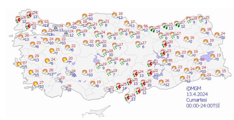 Meteorolojiden yeni hava durumu raporu: Marmara ve Ege bölgesine dikkat Kuvvetli geliyor