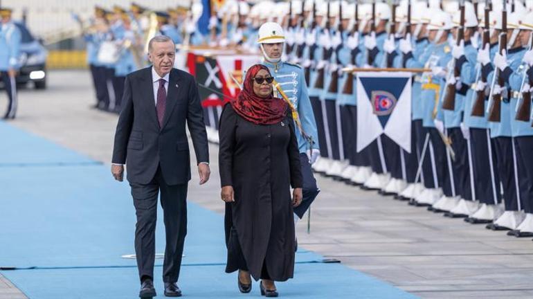 Tanzanya Cumhurbaşkanı Samia Suluhu Hassan Ankarada