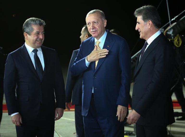 Erdoğandan Erbilde çok net PKK mesajı: Artık gündemden çıkarılmalı