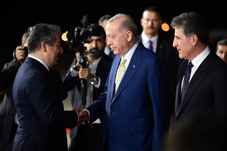Erdoğandan Erbilde çok net PKK mesajı: Artık gündemden çıkarılmalı