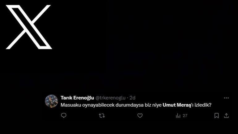 Beşiktaş taraftarından Umut Meraş tepkisi Kahroluyorum