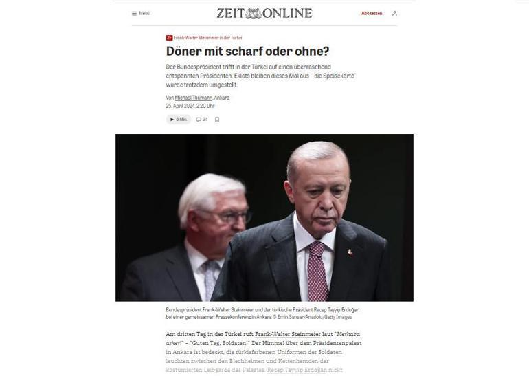 Alman medyası dönerin damga vurduğu ziyareti yazdı: Türkiye vazgeçilmez ve zor