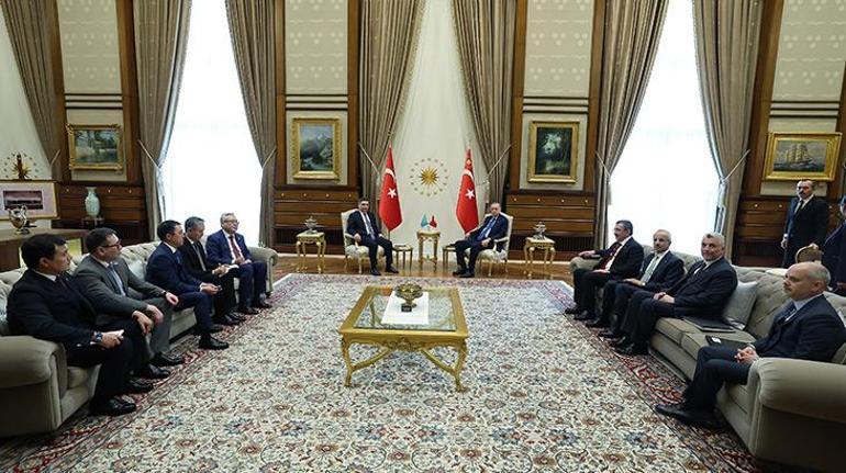 Cumhurbaşkanı Erdoğan, Bektenovu kabul etti
