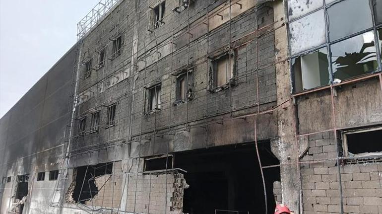 Ankarada bir fabrikada yangın çıktı Ekipler yangına müdahale etti