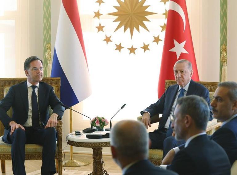 Cumhurbaşkanı Erdoğan Hollanda Başbakanı Rutteyi kabul etti