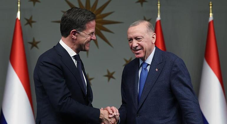 Hollanda Başbakanı Rutte NATO Genel Sekreterliği desteği için Türkiyede