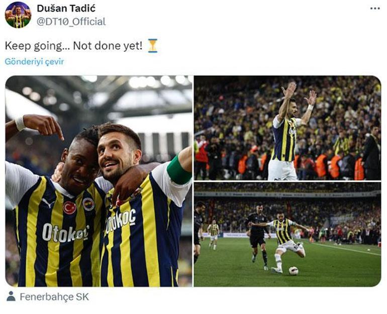 Fenerbahçede Dusan Tadicten Galatasaraya taş Bitmedi