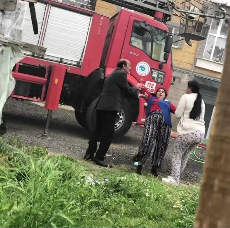 Kahreden fotoğraf İki kardeş alevlerin arasında kaldı