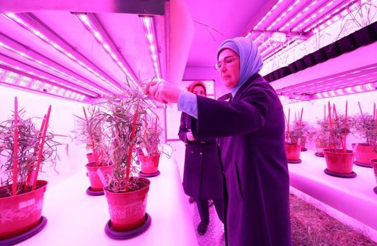 Emine Erdoğandan dünyanın en büyük üçüncü gen tohum bankasına ziyaret