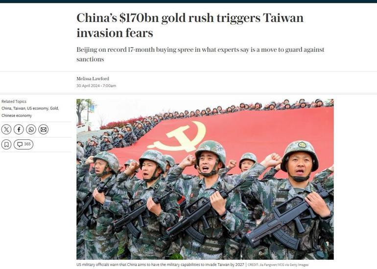 Büyük savaş öncesi altınları topladılar Çin 17 ayda rekor kırdı Dünya 2027’ye kilitlendi