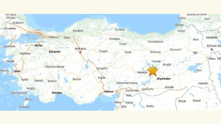 SON DAKİKA AFAD duyurdu Elazığda 4.0 büyüklüğünde deprem