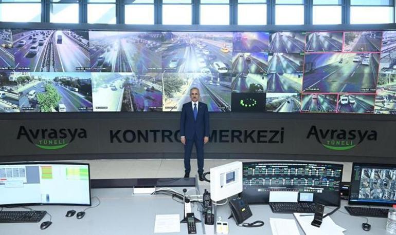 Bakan Uraloğlu açıkladı  Avrasya Tünelinde rekor geçiş