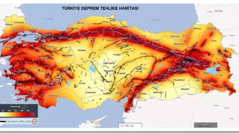 Hangi fay hatları tehlikeli İşte Türkiyede beklenen büyük depremler