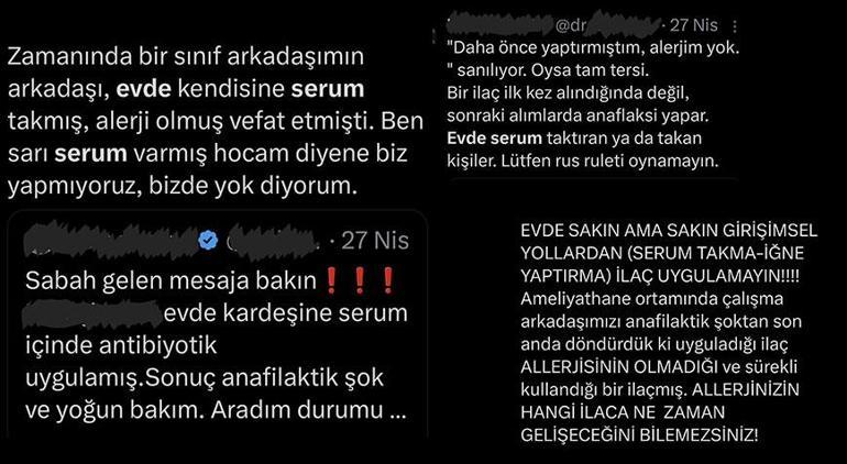 Akılalmaz moda Kuaförlerde, evde, yoga salonunda serum tedavisi başladı