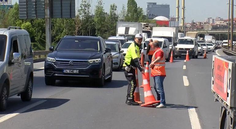 Esenlerde zincirleme kaza: Trafik durma noktasına geldi