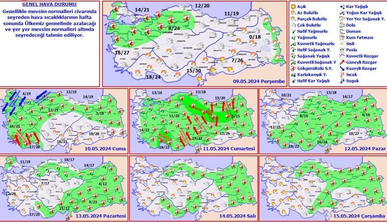 Son dakika... Meteoroloji uyardı Hafta sonuna plan yapanlar dikkat: Cuma günü gelecek