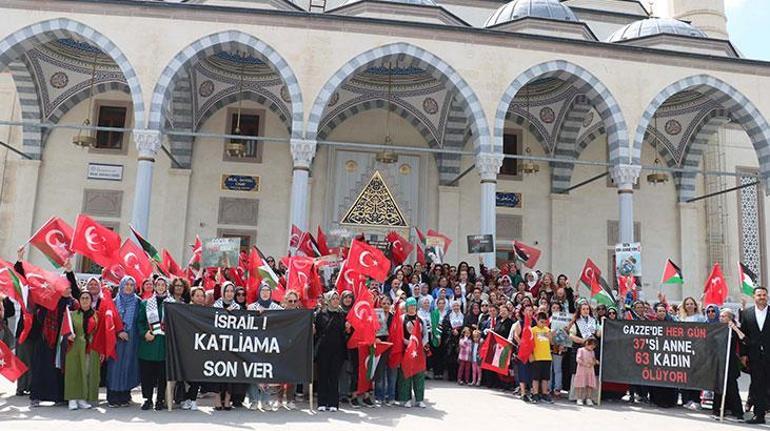 AK Partili kadınlardan Gazzeli anneler için açıklama