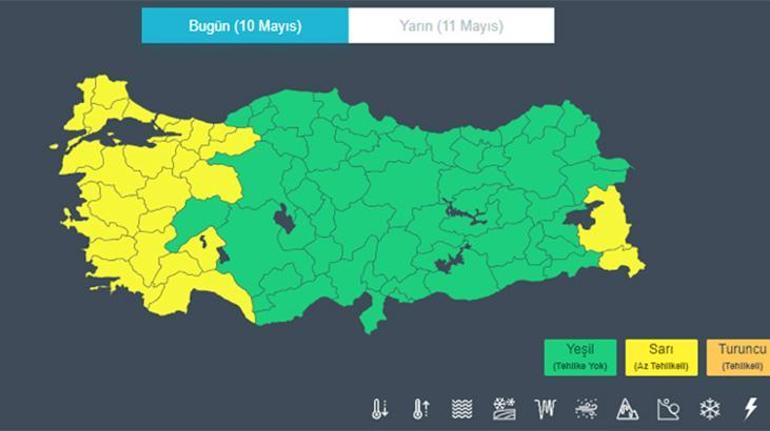 Meteoroloji ve AKOMdan peş peşe uyarılar: Bu gece ve yarın sabaha dikkat