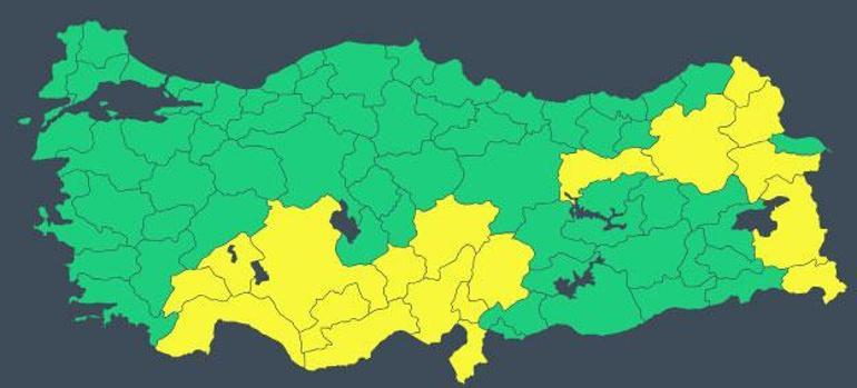 Son dakika… Meteoroloji 19 kent için saat verip uyardı   İstanbul, Ankara, Antalya…