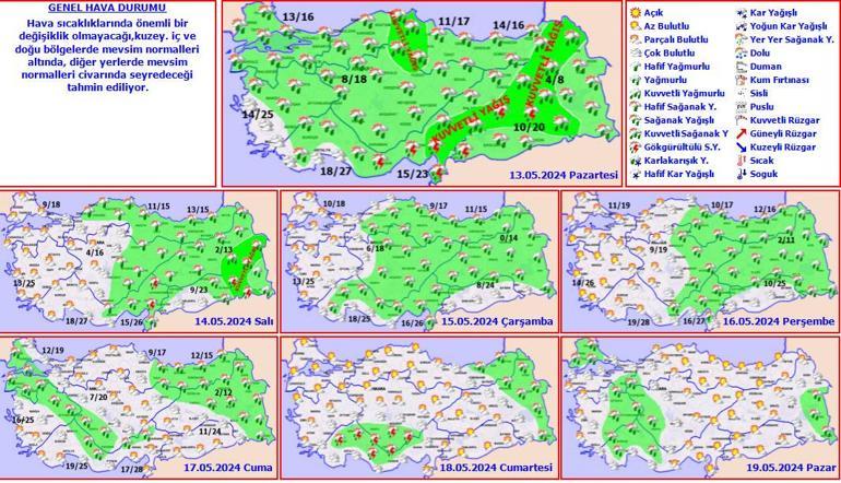 Son dakika… Meteoroloji 19 kent için saat verip uyardı   İstanbul, Ankara, Antalya…