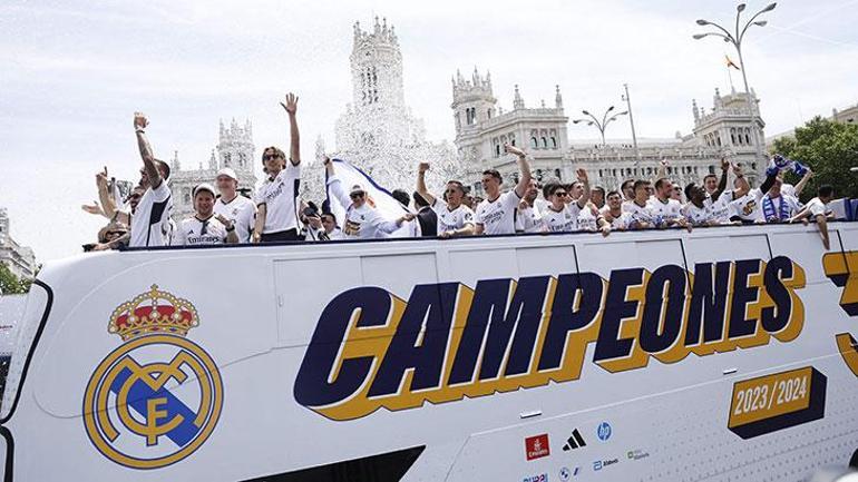 Real Madrid şampiyonluk kutlamalarında Arda Güler coşkusu Rüdigerden övgü: Türk elmas