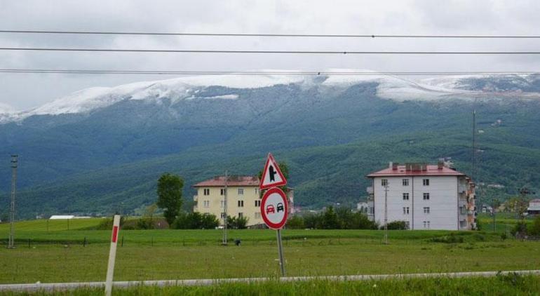 Mayıs ayında kar sürprizi Bolu, Çorum, Ardahana lapa lapa kar yağdı