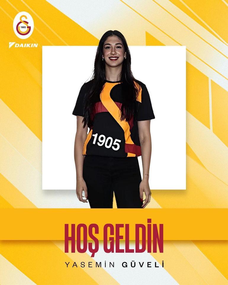 Galatasaray Daikin Yasemin Güveliyi açıkladı İşte sözleşmesi