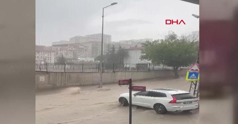 Ankara sele teslim oldu Sulara kapılan 2 çocuk böyle görüntülendi