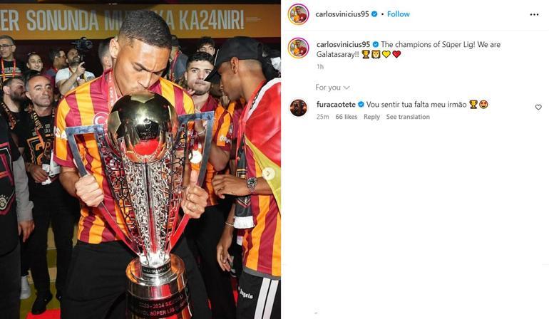 Galatasarayda ilk veda Takım arkadaşı ayrılığı sosyal medyadan duyurdu