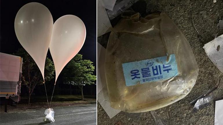 Güney Korede balon paniği Aniden gökyüzünde belirdi, uyarı üstüne uyarı geldi