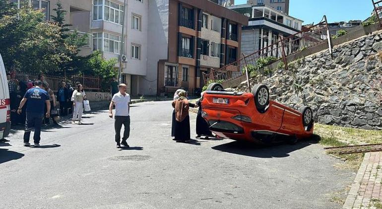 Vitesleri karıştırınca 4 metreden aşağıya uçtu Kız kardeşi gözyaşına boğuldu