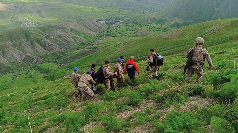 Mantar toplarken kayalıklardan düşen Nuranın imdadına askeri helikopter yetişti