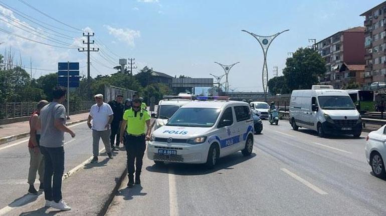 Alper Gezeravcının da içinde bulunduğu araç kaza yaptı