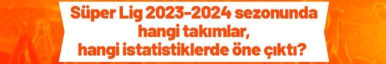 Süper Lig 2023-2024 sezonunda hangi takımlar, hangi istatistiklerde öne çıktı