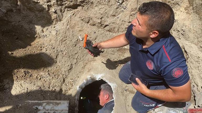 Kanalizasyon borusunun içinden çıktı Yürekleri ısıtan mücadele